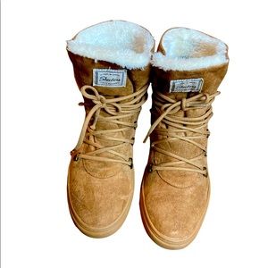 Skechers upper leather Man boots